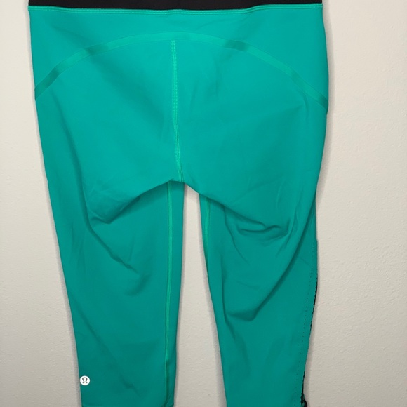 Turquoise Lululemon Leggings - Picture 8 of 8